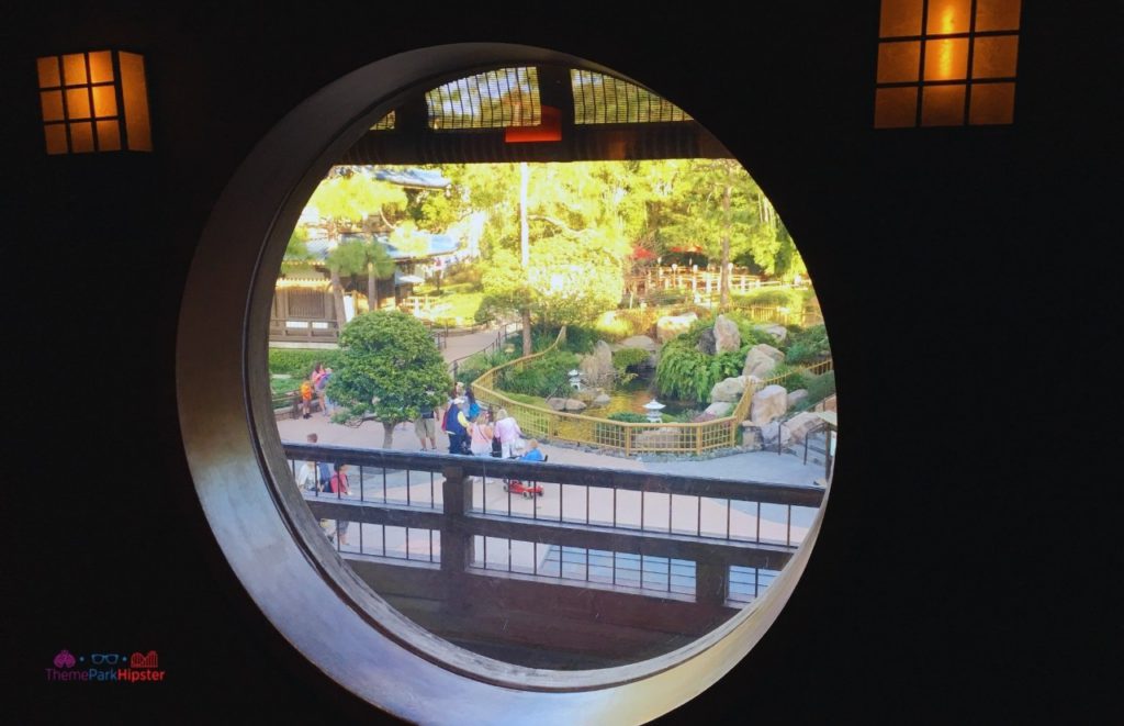 Japan Pavilion at Epcot view from Japanese Restaurant