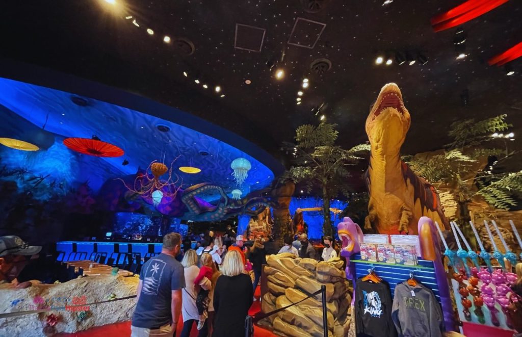 Disney Springs T Rex Cafe Aquarium