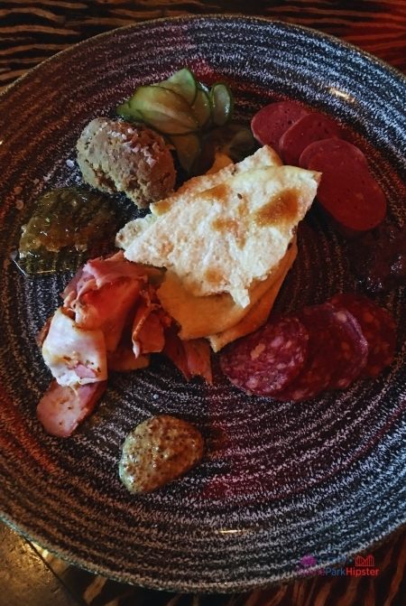 Nomad Lounge in Animal Kingdom Charcuterie Board
