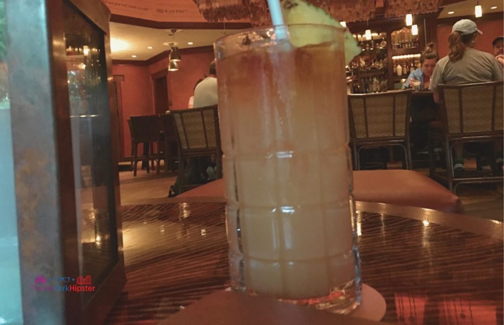 Nomad Lounge in Animal Kingdom Lamu Libation. Photo copyright ThemeParkHipster. One of the Best Alcoholic Drinks and cocktails at Disney World.
