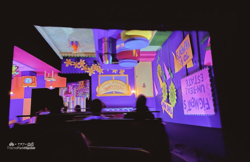 Journey into Imagination Figment Ride at Epcot Upside Down Room
