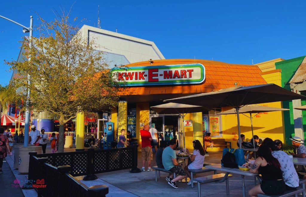 Kwik E Mart in Simpsons Land at Universal Studios Florida. Keep reading to get the best Universal Studios photos.
