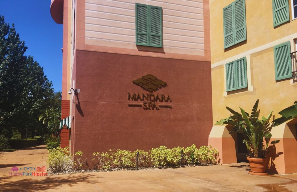 Mandara Spa Universal Orlando Portofino Bay Resort Entrance. Making it one of the best things to do at Universal Orlando for adults.