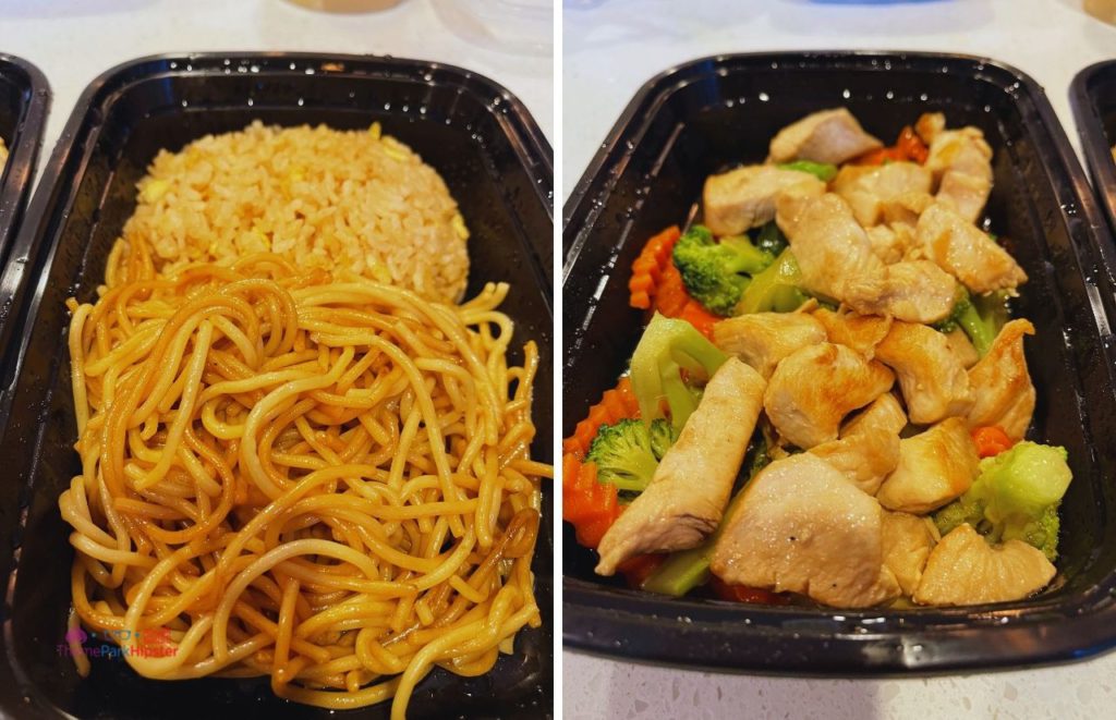 Oishi Sushi and Hibachi with Chicken Rice Noodles and Vegetables. Keep reading to get the best restaurants near SeaWorld Orlando.