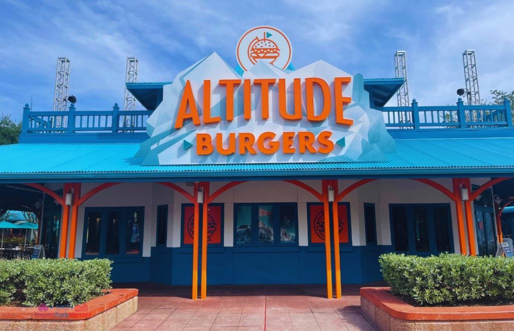 SeaWorld Orlando Altitude Burgers Front Area. Keep reading for the best things to do at SeaWorld.