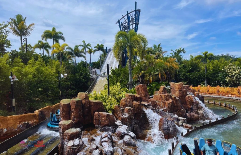 SeaWorld Orlando Infinity Falls. Keep reading to learn about the SeaWorld height requirements 2024.