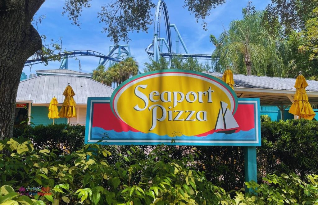 SeaWorld Orlando Seaport Pizza. Keep reading to learn if the SeaWorld All Day dining plan is worth it.