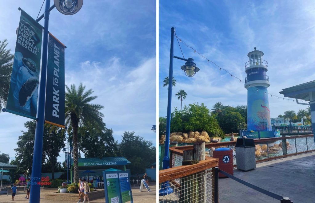 SeaWorld Orlando theme park entrance