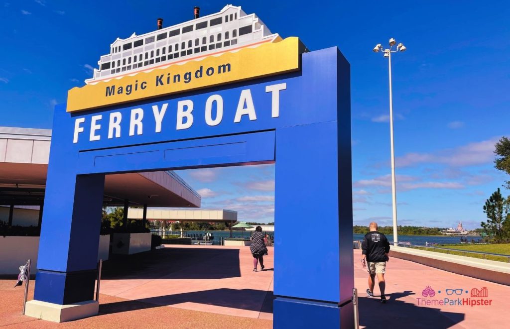 Disney Magic Kingdom Ferry Boat Sign
