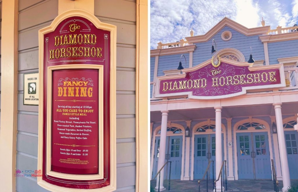 Disney Magic Kingdom The Diamond Horseshoe Menu and Entrance. Keep reading to find out all you need to know about the best buffet in Disney World. 
