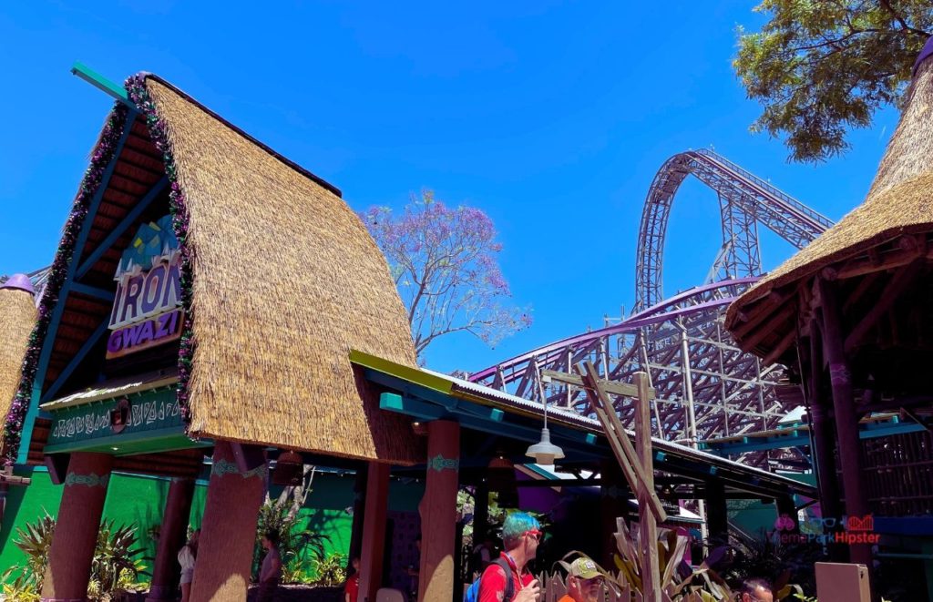 Busch Gardens Tampa Bay Iron Gwazi Roller Coaster in Florida Sun. Keep reading to get the best things to do in Tampa with CityPASS Tampa.