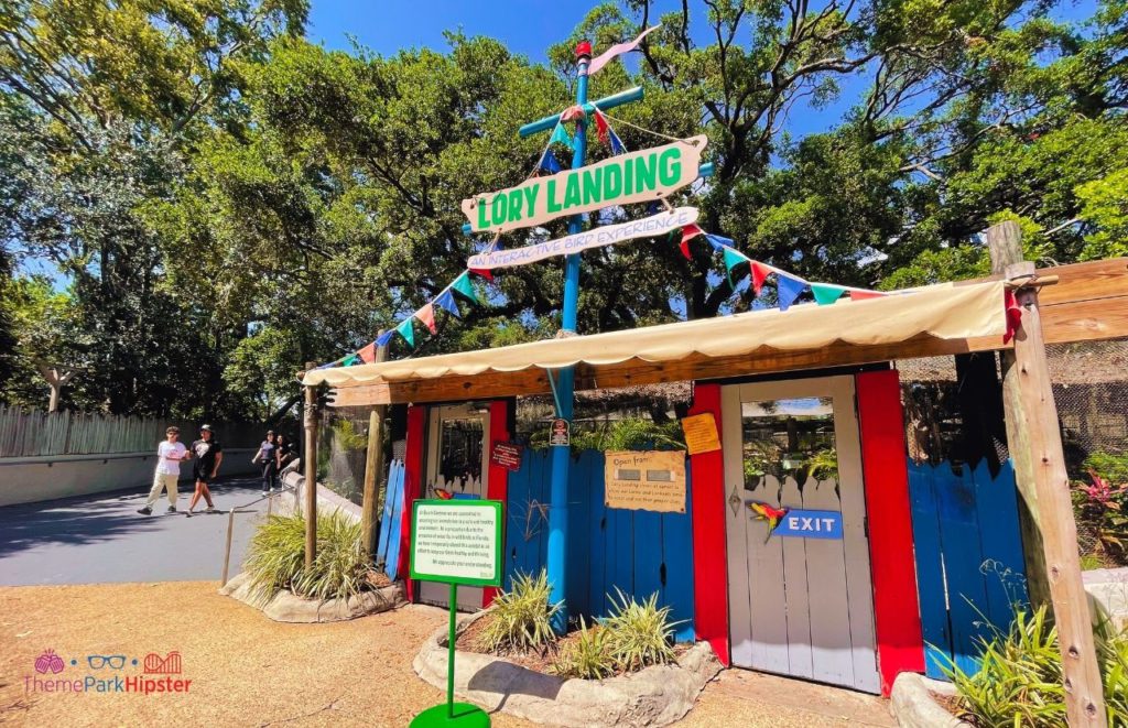 Busch Gardens Tampa Bay Lory Landing Birds Experience Entrance