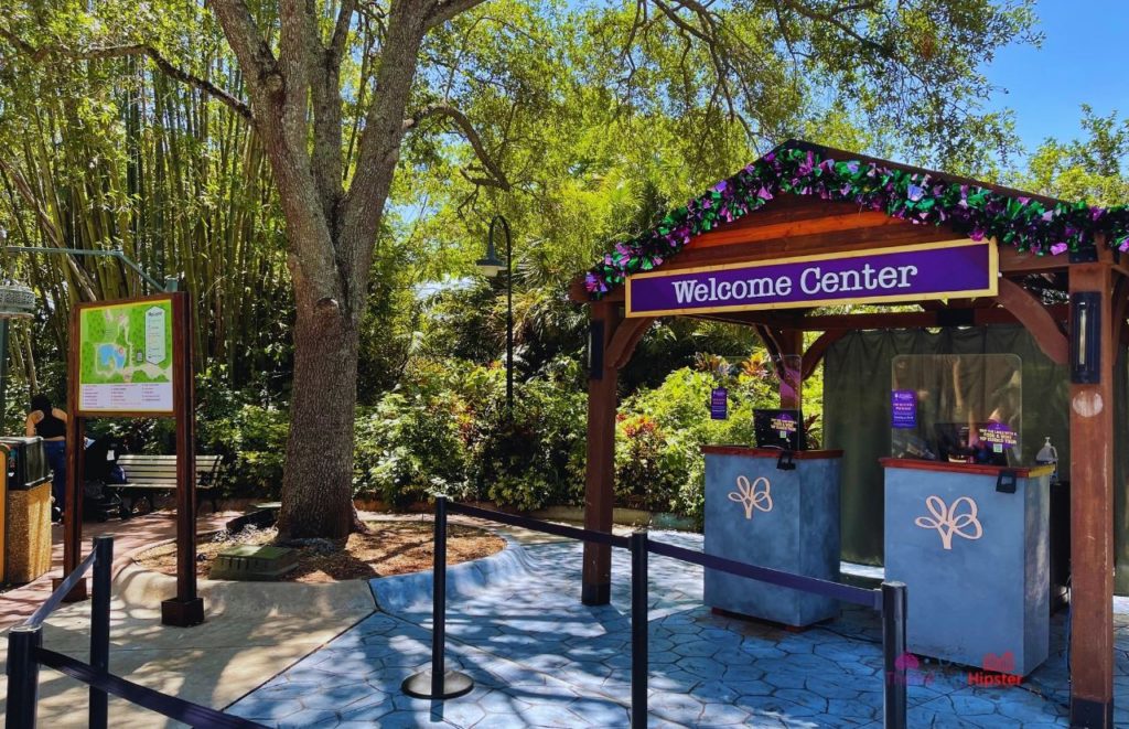 Busch Gardens Tampa Bay food and Wine Festival Welcome Center