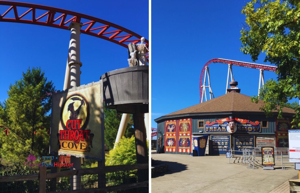 Cedar Point Cut Throat Cove next to Maverick and Freak Show at Halloweekends. Keep reading to learn about the best Cedar Point rides.