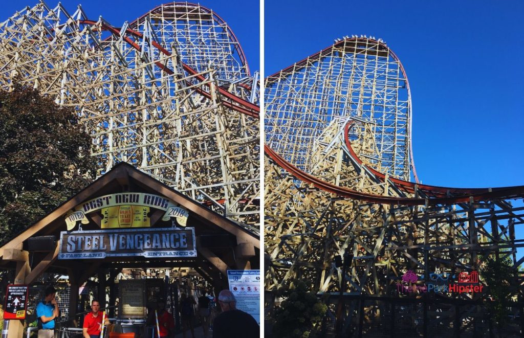Cedar Point Steel Vengeance Entrance and drop. Keep reading to learn about the best Cedar Point rides.
