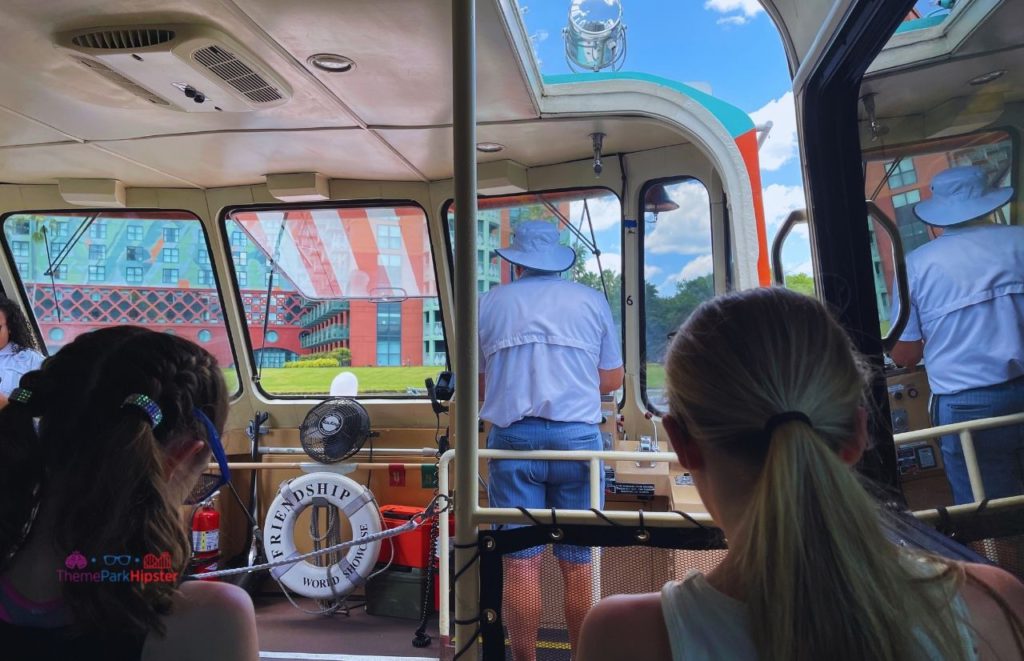 Friendship Boat from Swan and Dolphin to Epcot and Hollywood Studios