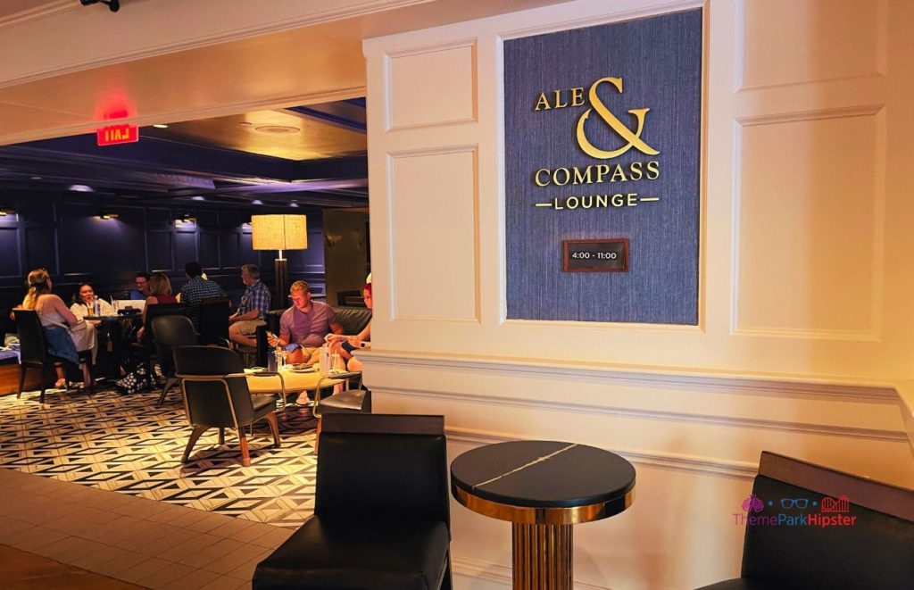 Yacht and Beach Club Resort Walt DIsney World Ale and Compass Lounge. Keep reading to learn how to do Thanksgiving Day at Disney World.