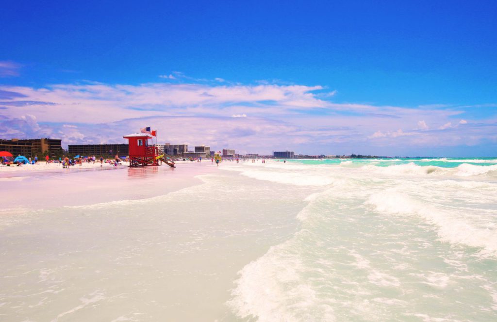 Siesta Key Beach, Florida. One of the best beaches near Disney World 