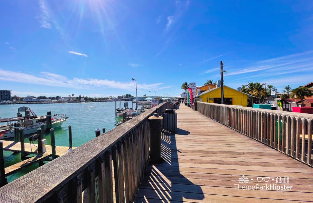 Treasure Island, Florida St. John's Pass Pier. One of the best beaches near Disney World