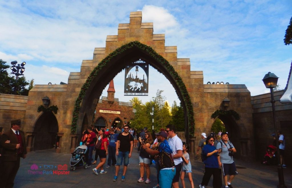 Universal Orlando Resort Entrance to in The Wizarding World of Harry Potter Hogsmeade full travel guide and tips.