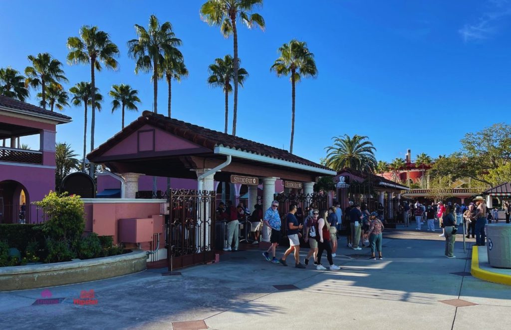 Universal Orlando Resort Gate Entrance to Universal Studios Florida. Keep reading to get the best Universal Studios packing list and what to pack for Universal Orlando Resort.