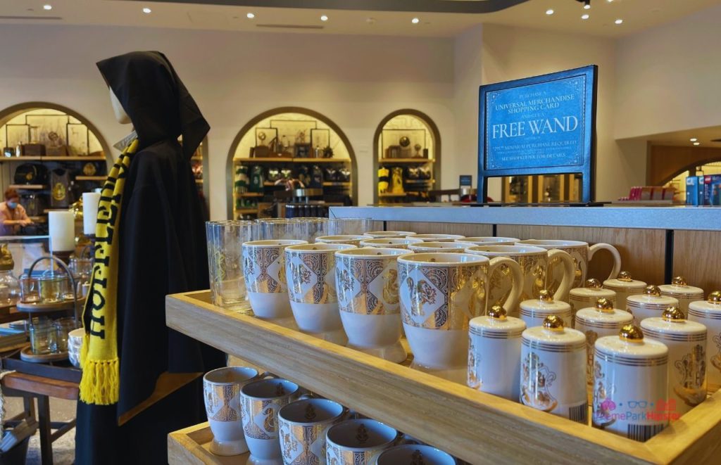 Universal Orlando Resort Harry Potter Merchandise Cups and Wine Glasses at Universal Studios Store in Citywalk