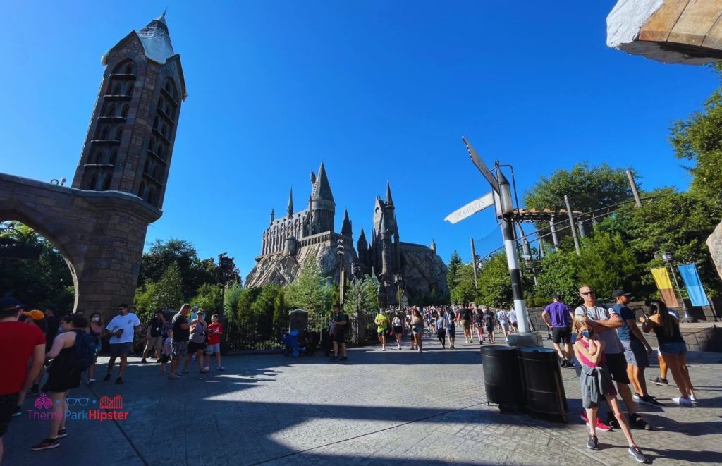 Universal Orlando Resort Hogwarts Castle the Wizarding World of Harry Potter at Islands of Adventure. Which is better Universal Studios vs Islands of Adventure? Keep reading to find out.