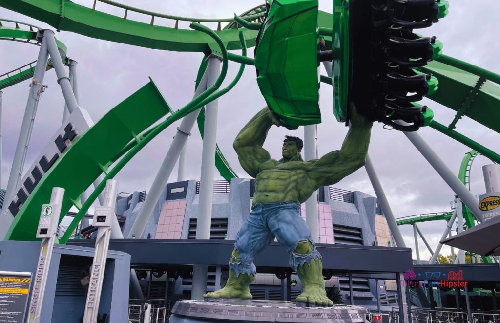 Universal Orlando Resort Hulk Ride at Islands of Adventure one of the Best Rides and Attractions at Islands of Adventure for Solo Travelers.