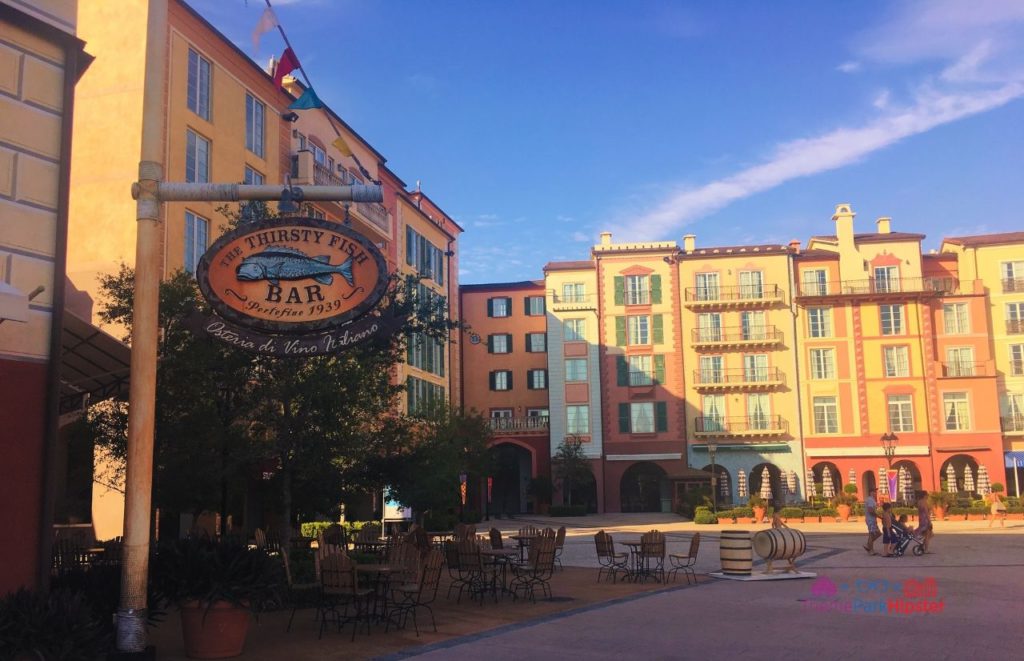 Universal Orlando Resort Loews Portofino Bay Resort The Thirsty Fish Bar. Keep reading to get the best things to do at Universal Orlando solo trip while going to Universal alone.