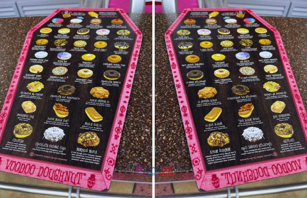 Universal Orlando Resort Voodoo Doughnut Menu in Citywalk. Keep reading to get the full Guide to Universal CityWalk Orlando with photos, restaurants, parking and more!
