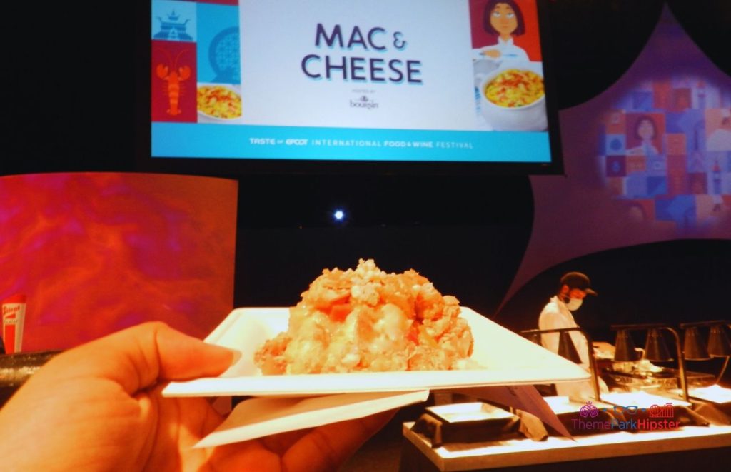 Epcot Food and Wine Festival Mac and Cheese booth from World Showplace