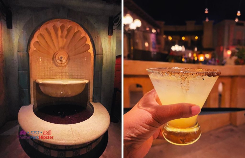 Epcot La Cava del Tequila Mexico Pavilion margarita. Keep reading to learn about the best Epcot Mexican restaurants.