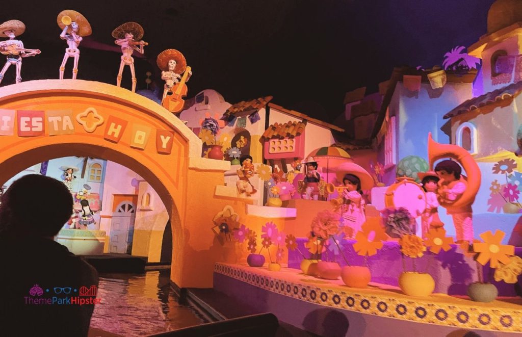 Mexico Pavilion Gran Fiesta Tour Starring the Three Caballeros In Epcot animatronics.