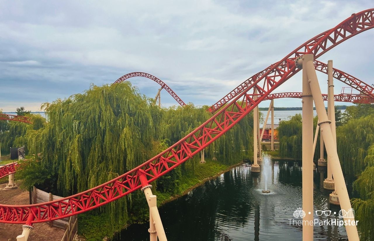 Cedar Point Red Maverick Roller Coaster