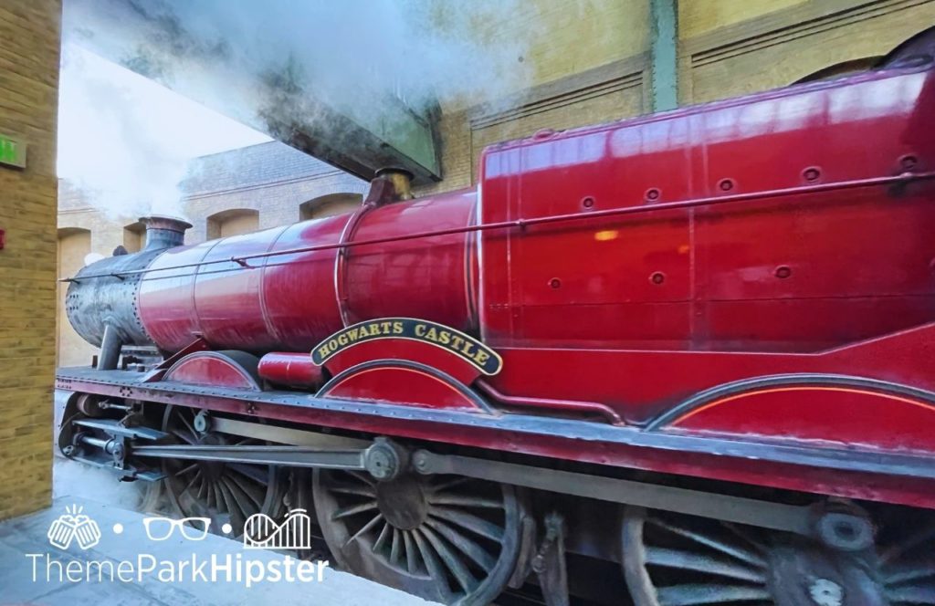 Universal Orlando Resort Hogwarts Express Train at Universal Studios Florida from Diagon Alley to Hogsmeade.