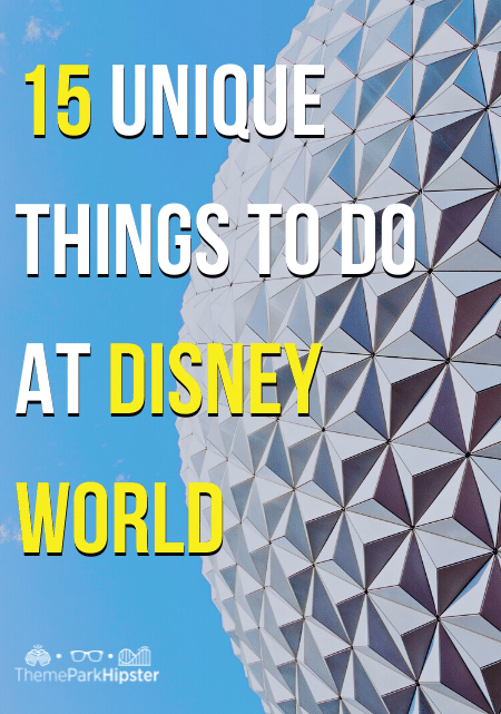 15 Unique things to do at Disney World. Keep reading to learn about the most fun and unique things to do at Disney World.