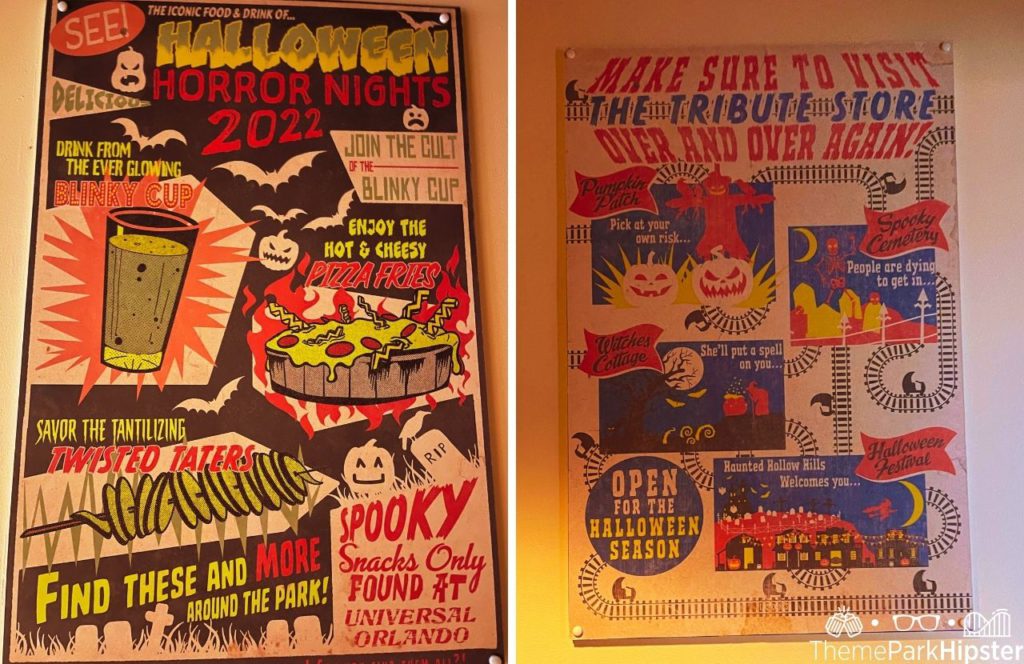 Food Posters Tribute Store Merchandise HHN 31 Halloween Horror Nights 2022 Universal Orlando