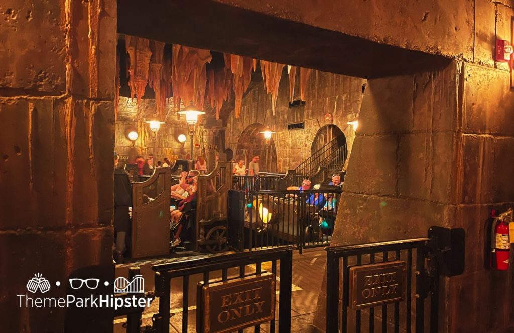 Harry Potter and the Escape From Gringotts Wizarding World of Diagon Alley at Universal Studios. One of the best Universal Studios Orlando Rides for Solo Travelers.