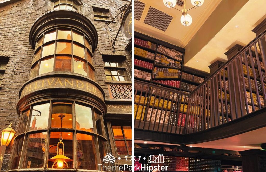 Ollivanders Wizarding World of Diagon Alley at Universal Studios. Keep reading to get the best Universal Studios packing list and what to pack for Universal Orlando Resort.