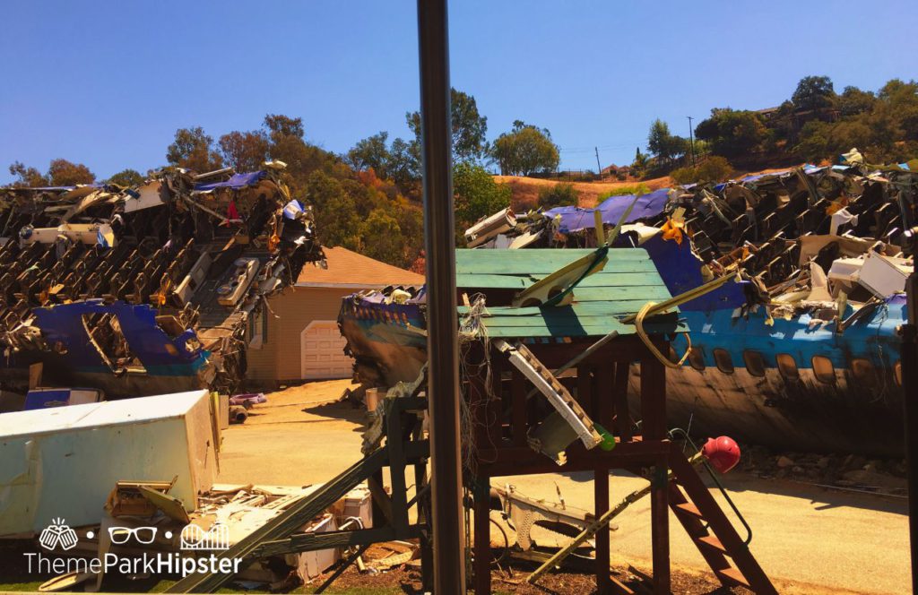 Backlot Studio Tour War of Worlds Disaster Zone Universal Studios Hollywood California