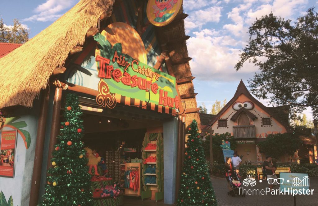 Sesame Street Safari of Fun Abby Cadabby Store Busch Gardens Christmas Town. Keep reading to get the full guide on doing Christmas at Busch Gardens Tampa!