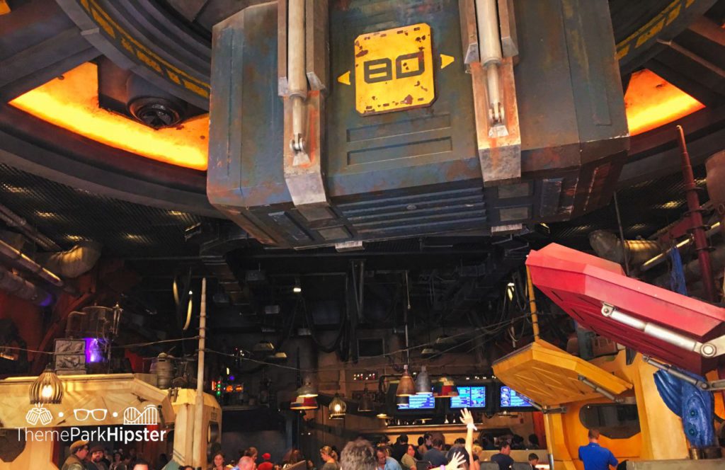 Inside of Docking Bay 7 Food and Cargo Restaurant in Star Wars Land at Disney's Hollywood Studios