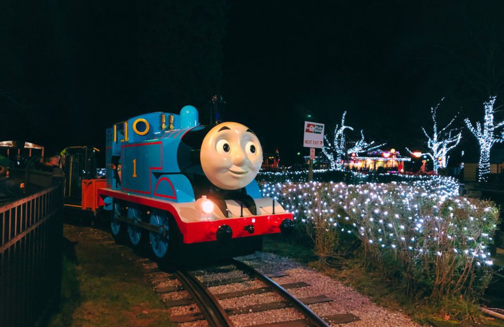 Kennywood Christmas Lights Event Thomas the Train 2023