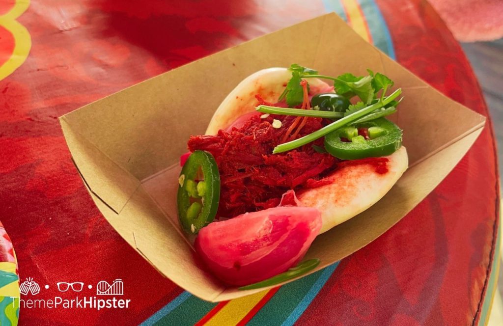 Disneyland Resort Lunar New Year Celebration at Disney California Adventure Boa Bun with shredded meat and jalapeño's