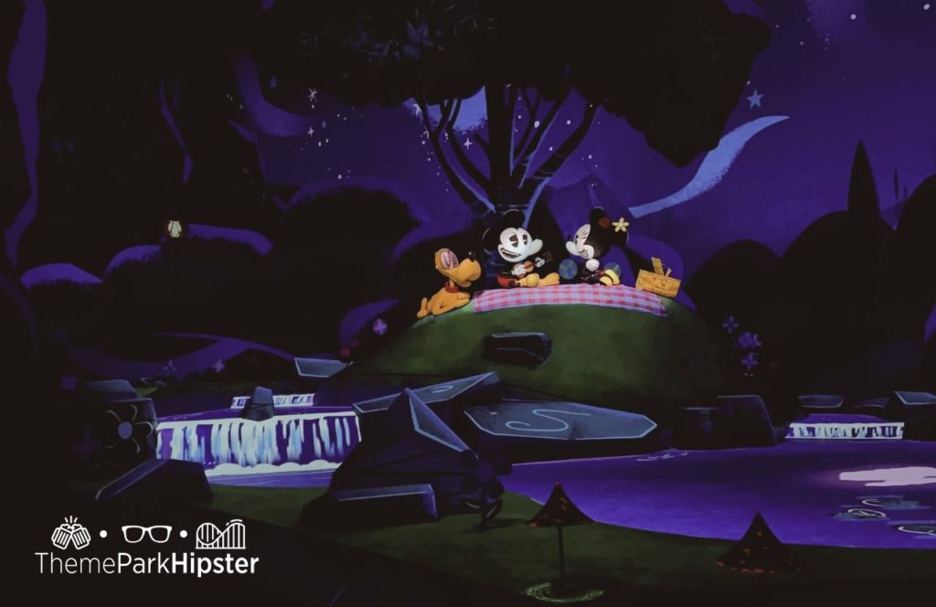 Disneyland Resort Mickey and Minnie's Runaway Railway in Toontown Picnic Scene