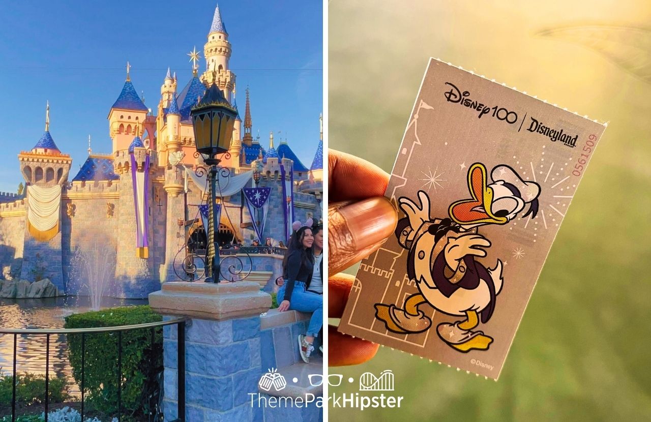 Disneyland Resort Sleeping Beauty Castle and Disney 100 Ticket. Keep reading to get the best Disneyland tips for beginners.