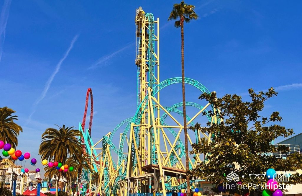Knott's Berry Farm in California Hangtime Roller Coaster. Keep reading to get Knott’s PEANUTS Celebration Guide: Food, Characters, Shows and more!