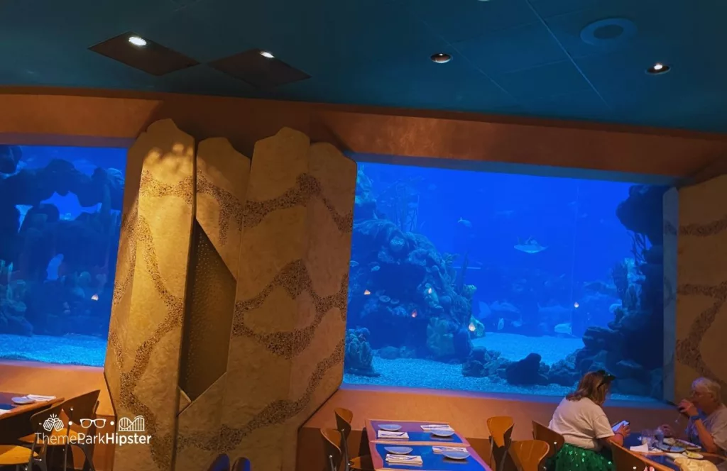 Coral Reef Restaurant at Epcot in Disney World Aquarium