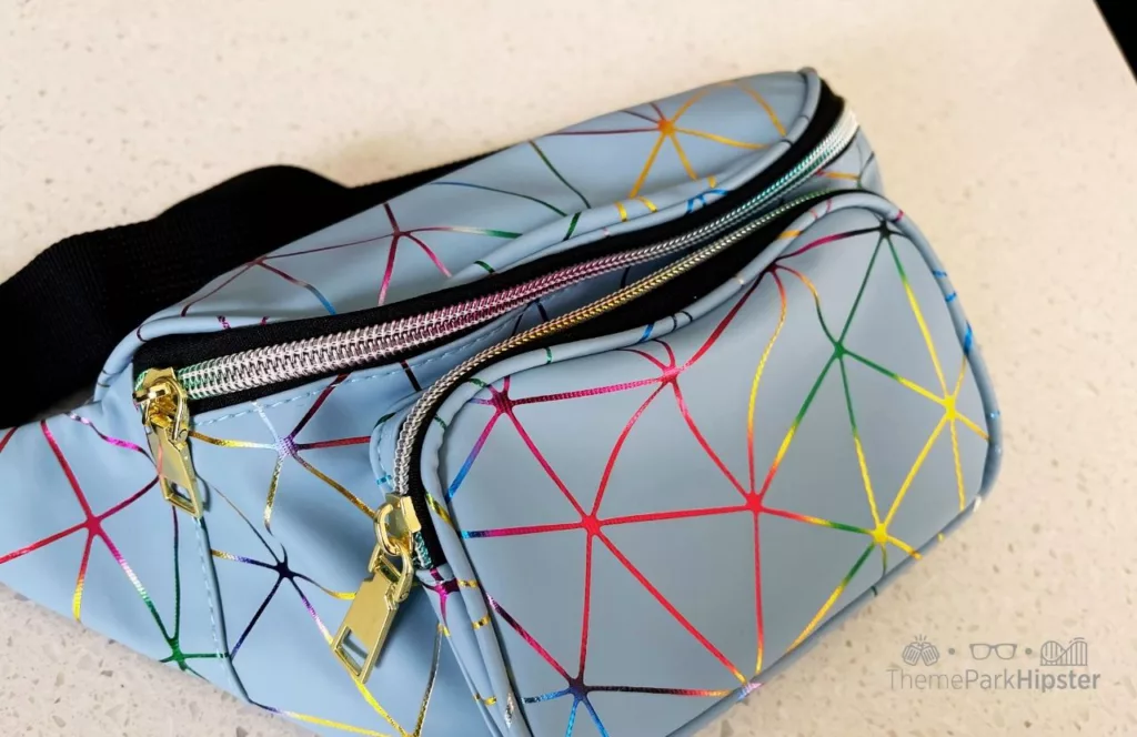 LIVACASA Holographic Epcot Hip Pack. One of the best fanny packs for Disney World