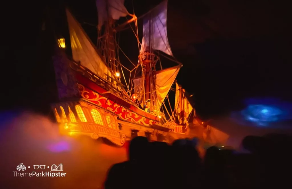 Mickey's Not So Scary Halloween Party at Disney's Magic Kingdom Theme Park Pirates of the Caribbean ride boat ship